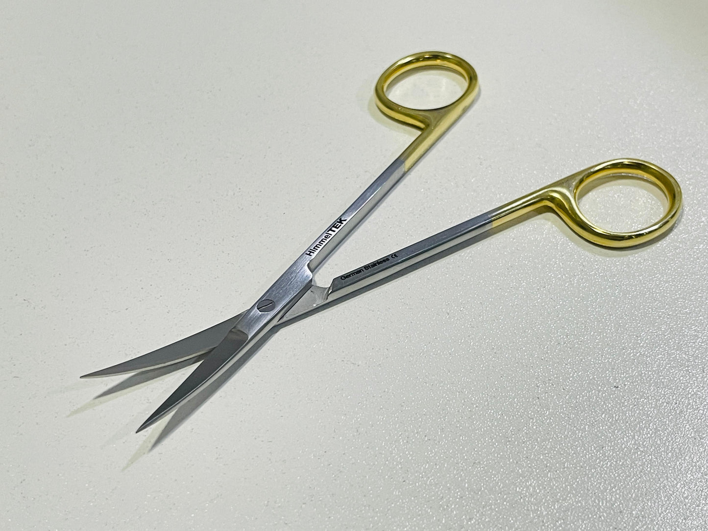 Surgical Iris Scissors TC Gold Cvd 4.5